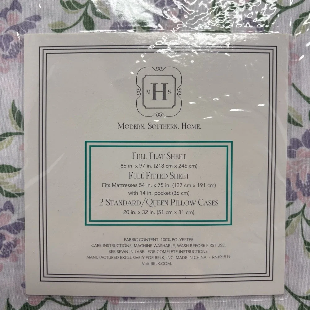 Modern Southern Home sheet set